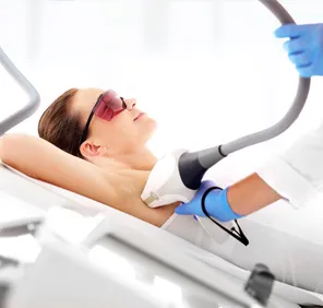 Under arm laser hair removal service
                           
